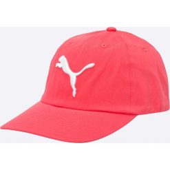 Puma - Czapka. Pomarańczowe czapki Puma, bez wzorów, z bawełny. W wyprzedaży za 34.90 zł.