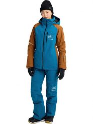 Burton Kurtka narciarska "[ak] Embark GORE-TEX 2L" w kolorze niebiesko-jasnobrązowym rozmiar: M. Brązowe kurtki sportowe Burton, l, bez wzorów, z gore-texu, bez kaptura, narciarskie, gore-tex. Za 1,334.95 zł.