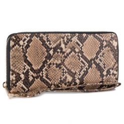 ACCCESSORIES 1W1-017-AW19 Brązowy. Brązowe portfele ACCCESSORIES, bez wzorów, ze skóry ekologicznej. Za 39.99 zł.