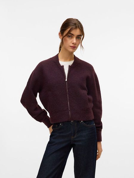 Vero Moda Kardigan w kolorze bordowym rozmiar: M. Czerwone kardigany Vero Moda, m, bez wzorów, z wełny. Za 130.19 zł.