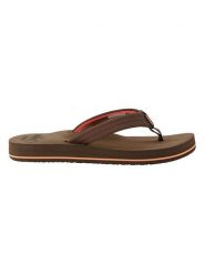 Reef Japonki "Cushion Breeze" w kolorze brązowym rozmiar: 42,5. Brązowe klapki Reef, bez wzorów, z otwartym noskiem, bez obcasa. Za 97.28 zł.