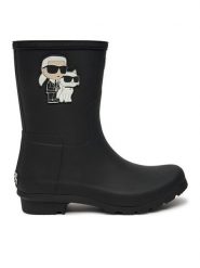 KARL LAGERFELD Kalosze KL47073T Czarny. Czarne kalosze KARL LAGERFELD, bez wzorów, z tworzywa sztucznego. Za 569.99 zł.