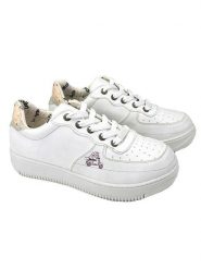 Goby Skórzane sneakersy w kolorze białym rozmiar: 36. Białe trampki Goby, bez wzorów, bez zapięcia. Za 252.99 zł.