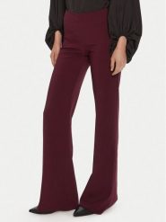 Rinascimento Spodnie palazzo CFC0125425003 Bordowy Wide Leg. Czerwone spodnie materiałowe Rinascimento, xs, bez wzorów, z materiału. Za 409.99 zł.