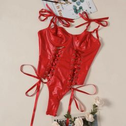 Body z usztywnianymi miseczkami na romantyczne wieczory Guerina. Czarne body Intica, l, bez wzorów, z materiału. Za 129.00 zł.