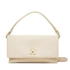 Torebka Tommy Hilfiger. Brązowe torebki klasyczne TOMMY HILFIGER, bez wzorów, bez dodatków. Za 649.99 zł.