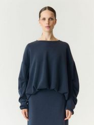 YAS Bluza w kolorze granatowym rozmiar: S. Niebieskie bluzy YAS, s, bez wzorów, bez kaptura. Za 204.88 zł.