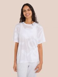 OCEANSAPART Koszulka "Ariel" w kolorze białym rozmiar: S. Białe bluzki OCEANSAPART, s, bez wzorów, bez kołnierzyka, bez ramiączek. Za 105.38 zł.