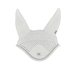 Krótki kapelusz dla koni Premier Equine Salto. Białe kapelusze PREMIER EQUINE, bez wzorów. Za 225.50 zł.