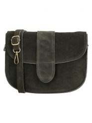 Charm Skórzana torebka w kolorze khaki - 21 x 16 x 6 cm rozmiar: onesize. Brązowe torby na ramię Charm, bez wzorów, z materiału, na ramię, bez dodatków. Za 108.99 zł.