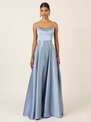 APART Sukienka w kolorze błękitnym rozmiar: 38. Niebieskie sukienki Apart, bez wzorów, bez kołnierzyka, bez ramiączek, maxi. Za 425.06 zł.