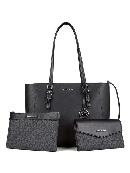 Michael Kors Torebka w kolorze czarnym - 30 x 35 x 10 cm rozmiar: onesize. Czarne torby na ramię Michael Kors, bez wzorów, z materiału, na ramię, bez dodatków. Za 1,439.37 zł.
