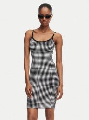 Guess Sukienka codzienna W6YKAU Z1661 Czarny Slim Fit. Czarne sukienki Guess, na co dzień, s, z aplikacjami, z syntetyku, bez kołnierzyka, bez ramiączek, proste. Za 434.99 zł.