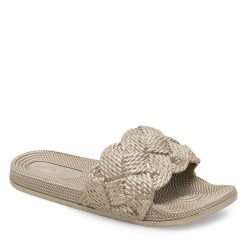 Klapki MEXX. Żółte klapki Mexx, bez wzorów, bez obcasa. Za 35.99 zł.