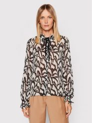 The Kooples Bluzka FTOP25015K Czarny Relaxed Fit. Czarne bluzki The Kooples, bez wzorów, z wiskozy, bez kołnierzyka, bez ramiączek. Za 1,049.00 zł.