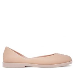 Baleriny Melissa. Czerwone baleriny Melissa, bez wzorów, bez obcasa. Za 399.99 zł.