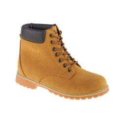 Trapery damskie, Fila Wmn Maverick Mid. Brązowe trapery i śniegowce Fila, z gumy. Za 209.00 zł.