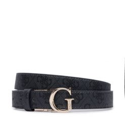 Pasek Guess. Czarne paski Guess, z aplikacjami. Za 174.99 zł.