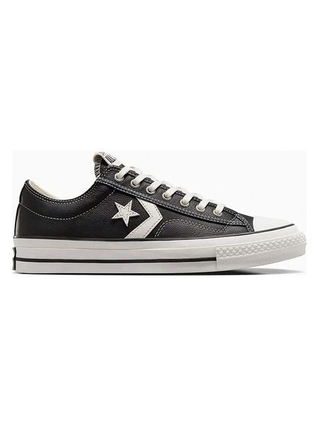 Converse Skórzane sneakersy "Star Player 76" w kolorze czarnym rozmiar: 38,5. Czarne trampki Converse, bez wzorów, bez zapięcia. Za 259.95 zł.
