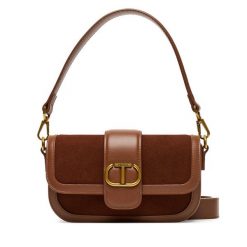 Torebka TWINSET. Brązowe torebki klasyczne Twinset, bez wzorów, bez dodatków. Za 1,169.00 zł.
