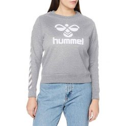 Bluza sportowa damska Hummel Classic Taped. Szare bluzy Hummel, m, bez wzorów, bez kaptura. Za 59.00 zł.