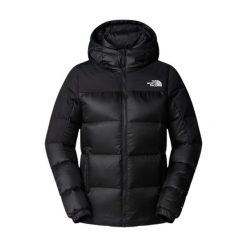 Kurtka sportowa damska Diablo Down 2.0 Hooded Jacket. Czarne kurtki sportowe The North Face, bez wzorów, z poliesteru, bez kaptura. Za 1,399.99 zł.