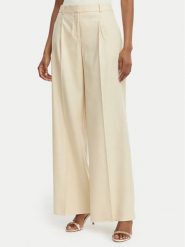 HUGO Spodnie materiałowe Halati 50559839 Beżowy Regular Fit. Brązowe spodnie materiałowe Hugo, bez wzorów, z materiału. Za 899.99 zł.