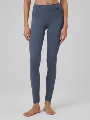 4F Legginsy sportowe w kolorze niebieskim rozmiar: M. Niebieskie legginsy 4f, m, bez wzorów, z materiału. Za 85.95 zł.