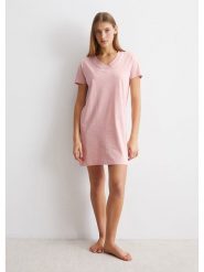 Marc O´Polo Bodywear Sukienka w kolorze jasnoróżowym rozmiar: L. Różowe sukienki na co dzień, l, bez wzorów, z bawełny, bez kołnierzyka, bez ramiączek, mini, proste. Za 98.45 zł.
