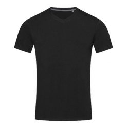 Koszulka Z Elastycznym Dekoltem Unisex Dla Dorosłych. Czarne bluzki STEDMAN, bez wzorów, sportowe, bez kołnierzyka, bez ramiączek. Za 86.99 zł.