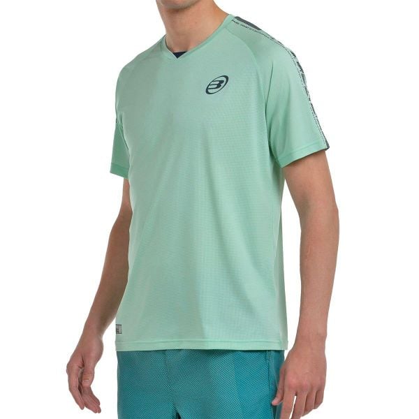 Bullpadel Badan T-shirt. Zielone t-shirty bullpadel, bez wzorów, bez kołnierzyka, bez ramiączek. W wyprzedaży za 115.70 zł.