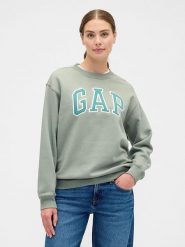 GAP Bluza w kolorze zielonym rozmiar: L. Zielone bluzy sportowe GAP, l, bez wzorów, bez kaptura. Za 119.12 zł.