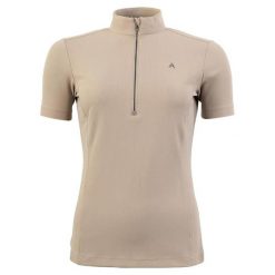 Damskie jeździeckie polo ANKY ATC25201. Brązowe koszulki polo ANKY, xl, bez wzorów, z materiału, bez kołnierzyka, bez ramiączek. Za 304.90 zł.