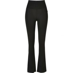 Legginsy damskie Urban Classics Organic Stretch Jersey Bootcut. Czarne legginsy Urban Classics, bez wzorów, z jersey. Za 167.50 zł.