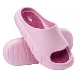 Klapki plażowe damskie Aquawave Animi. Czerwone klapki AQUAWAVE, bez wzorów, bez obcasa. Za 116.23 zł.