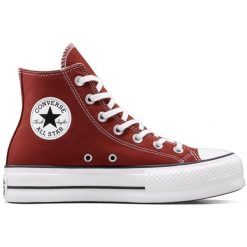 Buty sportowe Converse Chuck Taylor As Lift. Czerwone obuwie sportowe Converse, bez zapięcia, na fitness i siłownię. Za 590.00 zł.