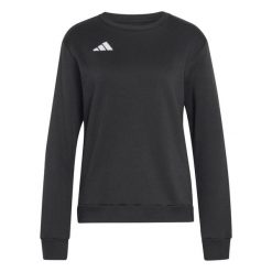 Bluza damska adidas Entrada 26 Sweat Top. Białe bluzy sportowe Adidas, na zimę, bez wzorów, z bawełny, bez kaptura. Za 134.99 zł.