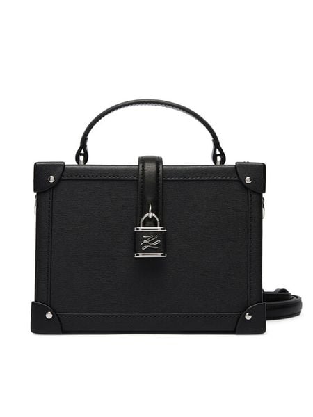 KARL LAGERFELD Torebka B1W30100 Czarny. Czarne torebki klasyczne KARL LAGERFELD, bez wzorów, ze skóry, bez dodatków. Za 1,299.00 zł.