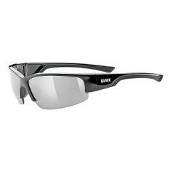 Okulary Uvex Sportstyle. Czarne okulary przeciwsłoneczne UVEX, bez wzorów, sportowe. Za 92.00 zł.