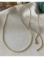 Luseera Pozłacany naszyjnik - dł. 60 cm rozmiar: onesize. Żółte naszyjniki Luseera, pozłacane. Za 43.99 zł.