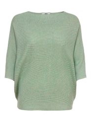 JDY Sweter "Jdynew" w kolorze zielonym rozmiar: S. Zielone swetry JDY, s, bez wzorów, prążkowane, bez ramiączek. Za 74.81 zł.