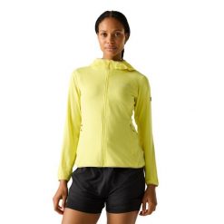 Damska Bluza Polarowa Huntdale Fleece Jacket. Niebieskie bluzy Regatta, na zimę, xl, bez wzorów, z elastanu, z kapturem. Za 161.99 zł.