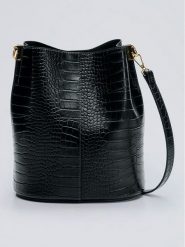 CXL by Christian Lacroix Skórzana torebka w kolorze czarnym - 26 x 26 x 23 cm rozmiar: onesize. Czarne torby na ramię CXL by Christian Lacroix, bez wzorów, z materiału, na ramię, bez dodatków. Za 430.76 zł.