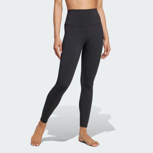 Legginsy All Me Sculpt 7/8. Czarne legginsy Adidas, bez wzorów, z materiału. Za 279.00 zł.