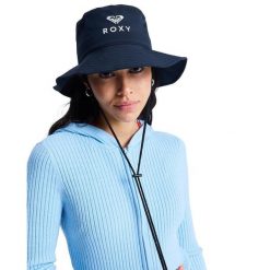 Kapelusz bucket dla Kobiety ROXY SUN ADDICTION Czarny. Szare kapelusze Roxy, bez wzorów, z elastanu. Za 149.99 zł.