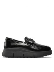 Clarks Półbuty Loriini Izzy 26179805 Czarny. Czarne czółenka Clarks, bez wzorów, z lakierowanej skóry, bez obcasa, na koturnie, bez zapięcia. Za 309.99 zł.