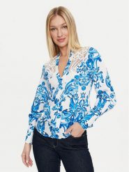 Marciano Guess Bluzka 4GGH07 9708Z Kolorowy Regular Fit. Bluzki Marciano Guess, z aplikacjami, ze lnu, bez kołnierzyka, bez ramiączek. Za 489.99 zł.