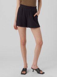 Vero Moda Szorty w kolorze czarnym rozmiar: S. Czarne szorty Vero Moda, bez wzorów, z bawełny. Za 88.45 zł.