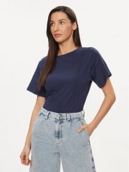United Colors Of Benetton T-Shirt 3BL0D106A Granatowy Regular Fit. Niebieskie t-shirty United Colors of Benetton, m, bez wzorów, z bawełny, bez kołnierzyka, bez ramiączek. Za 79.99 zł.