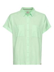 Camel Active Bluzka w kolorze zielonym rozmiar: XXL. Zielone bluzki Camel Active, xxl, bez wzorów, z bawełny, bez kołnierzyka, bez ramiączek. Za 163.64 zł.